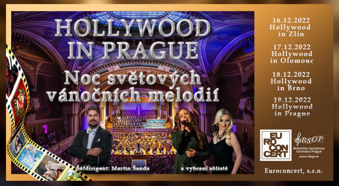 Hollywood in Prague: Noc světových vánočních melodií
