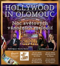 Hollywood in Olomouc: Noc světových vánočních melodií